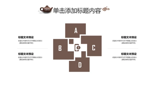 中国风茶文化茶叶产品介绍PPT模板