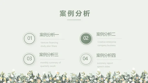 绿色小清新述职报告工作总结动态PPT模板