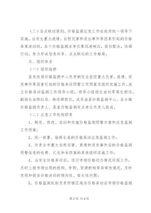 发展和改革局价格监测应急预案.docx