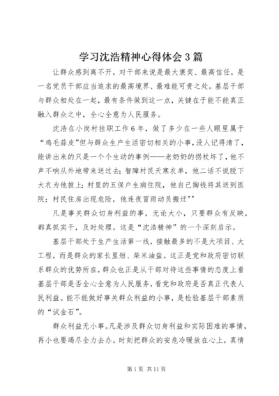 学习沈浩精神心得体会3篇 (4).docx