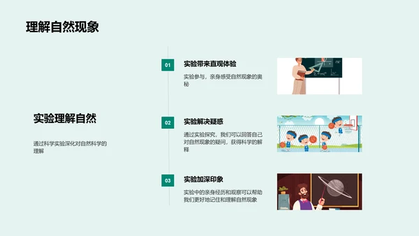 自然科学与实验PPT模板