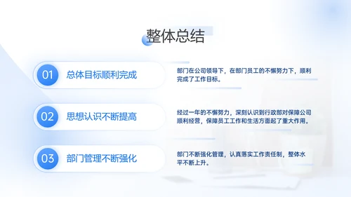 透蓝玻璃3D新拟态风年终总结通用PPT模板