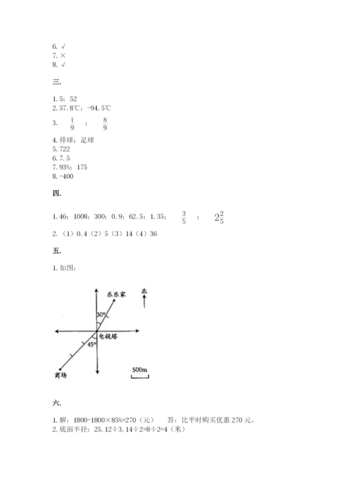 济南市外国语学校小升初数学试卷精品（名师推荐）.docx