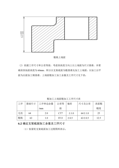 机械制造基础工艺学优秀课程设计张紧轮支架.docx