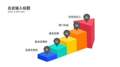 简约风白色流程阶段5项PPT内容页