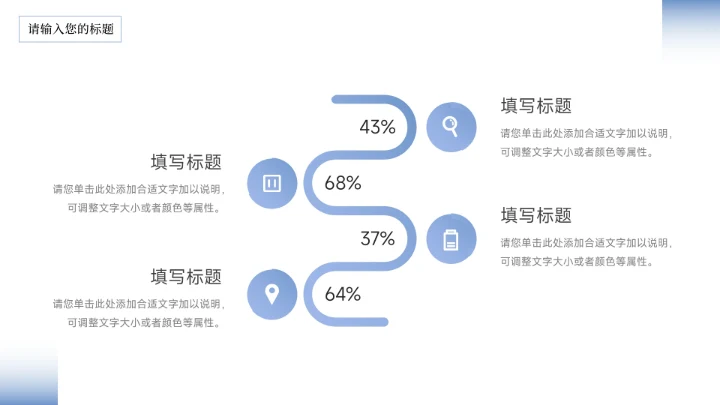蓝色渐变稳重竞选竞聘述职报告PPT模板