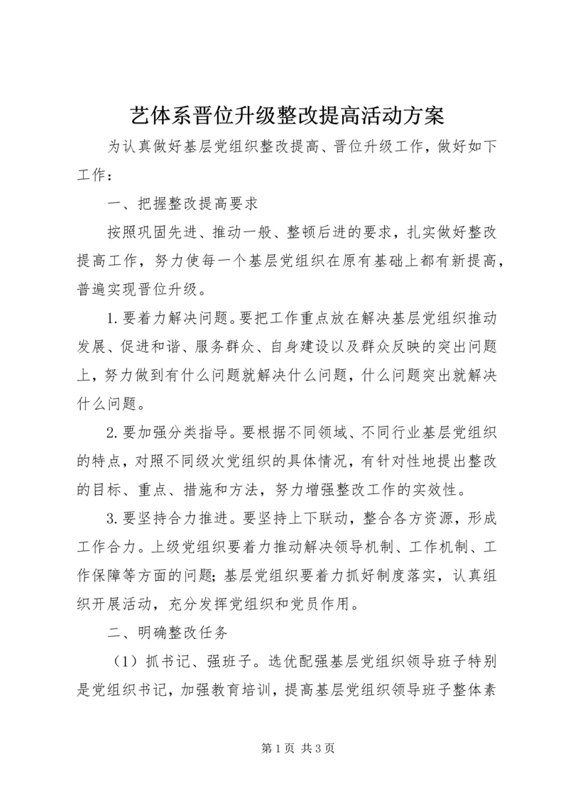 艺体系晋位升级整改提高活动方案 (2).docx