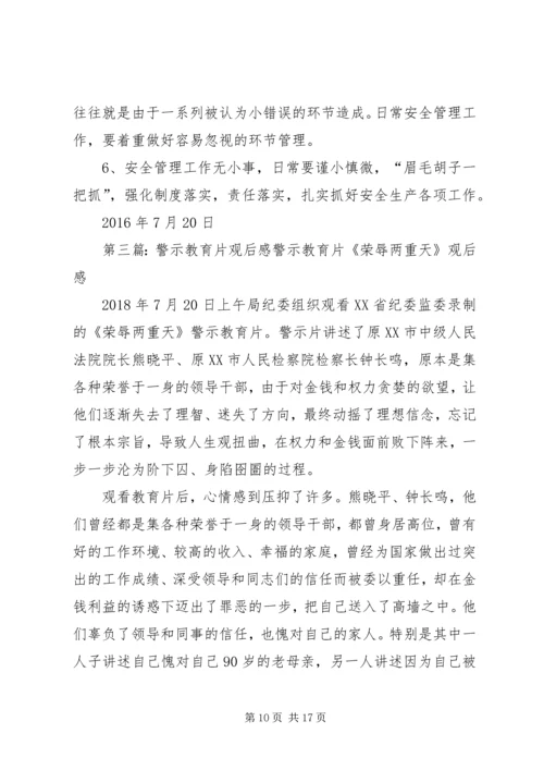 党员教育警示片观后感_1.docx