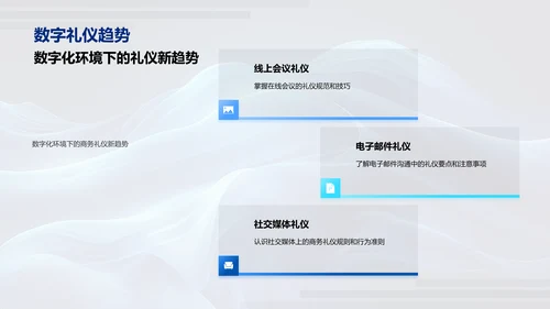 商务礼仪新趋势PPT模板