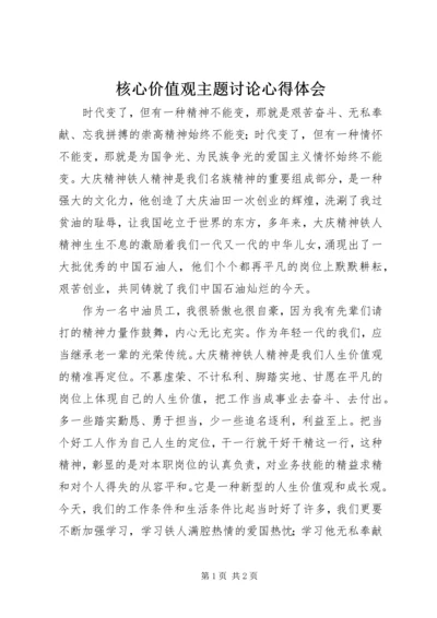 核心价值观主题讨论心得体会 (3).docx