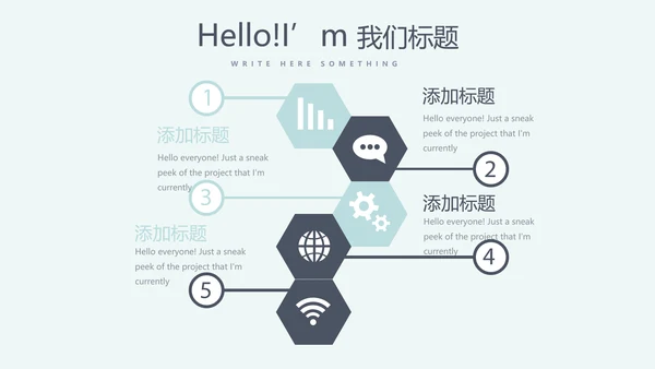 蓝色医疗医学大脑研究动态PPT模板