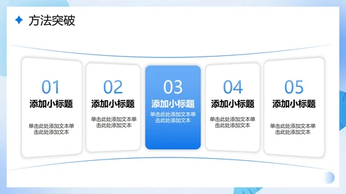 蓝色简约渐变风中学数学课件PPT模板
