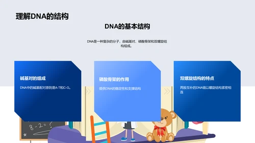 DNA结构与功能PPT模板