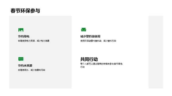 绿色春节，你我共参与