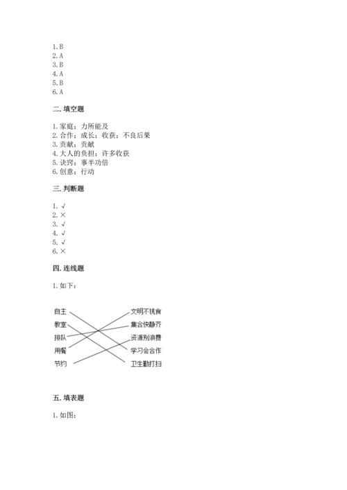 部编版四年级上册道德与法治期中测试卷（历年真题）word版.docx