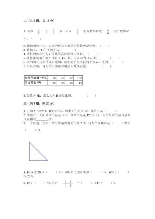山东省济南市外国语学校小升初数学试卷及答案（精品）.docx