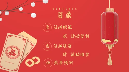 新年春节元旦跨年活动方案鞭炮红包通用PPT模板