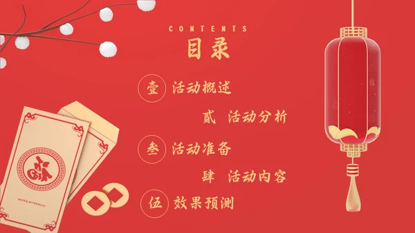 新年春节元旦跨年活动方案鞭炮红包通用PPT模板