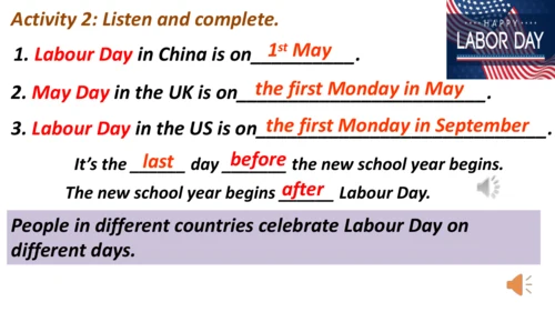 外研版九年级上册Module 2 Public holidays Unit 1听说课件＋音频(共23