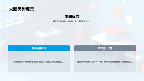 硕士求职指导报告PPT模板