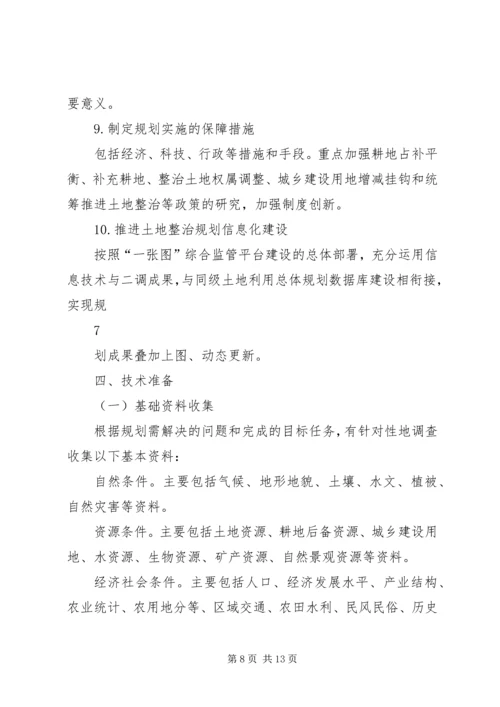 市级土地整治规划编制要点(初稿) (2).docx