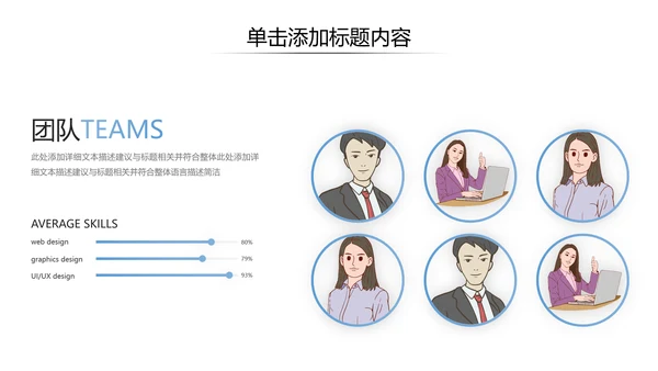 简洁风创意企业宣传公司简介商务PPT模板