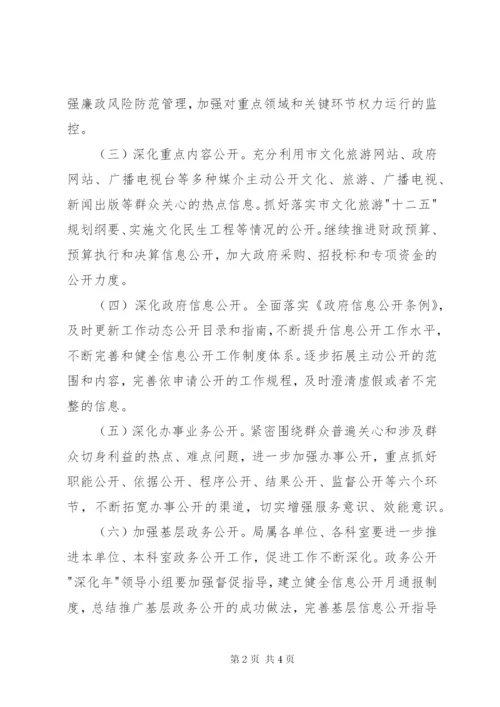 文旅局政务公开实施方案.docx