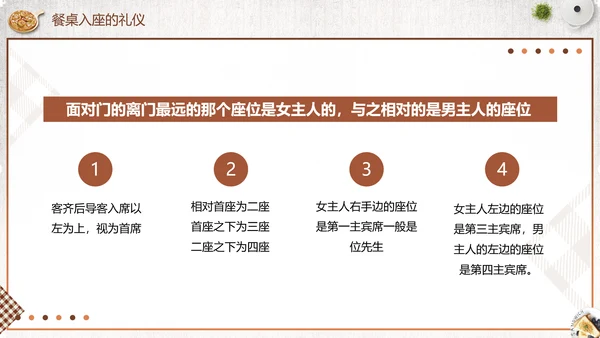 餐桌礼仪中西方餐桌文化礼仪培训PPT模板