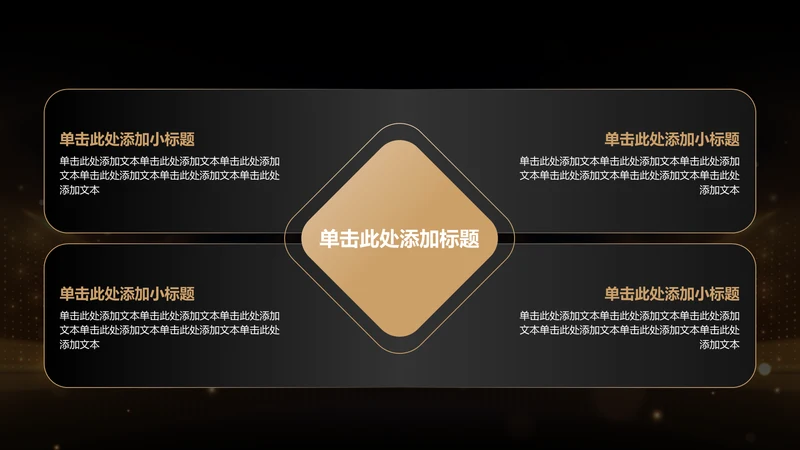 黑金创意风年会PPT关系