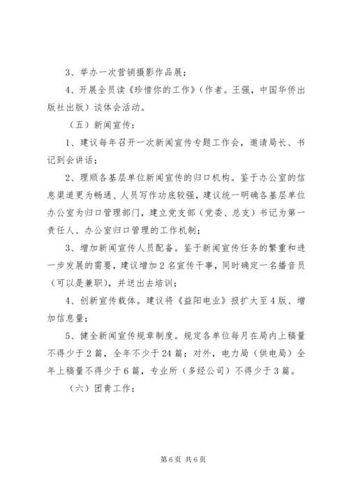 电力局关于党建工作的考察报告.docx