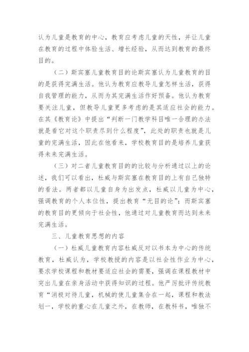 哲学家儿童教导思想对比分析论文.docx