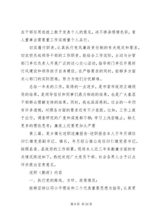 乡镇长述廉述职报告_1.docx