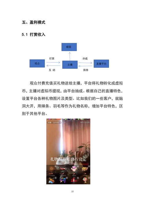 带货直播平台商业计划书