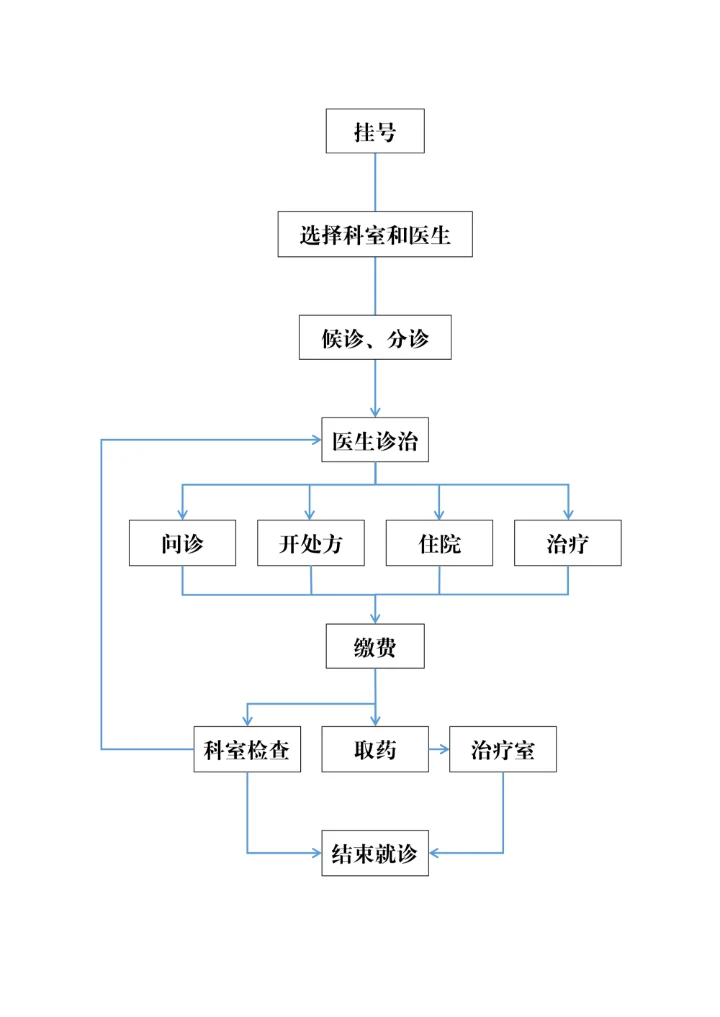 医院业务流程图
