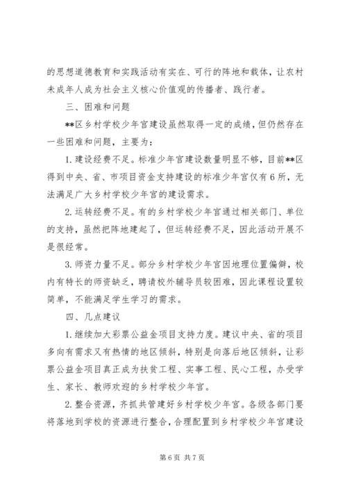 学校少年宫建设情况调研报告精编.docx