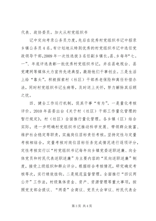 实施“领头雁”工程激活农村党组织书记队伍.docx