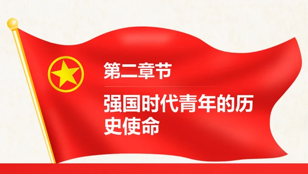 红色大气共青团十八大学习解读PPT模板