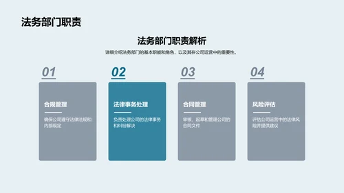 法务部门：公司的守护者