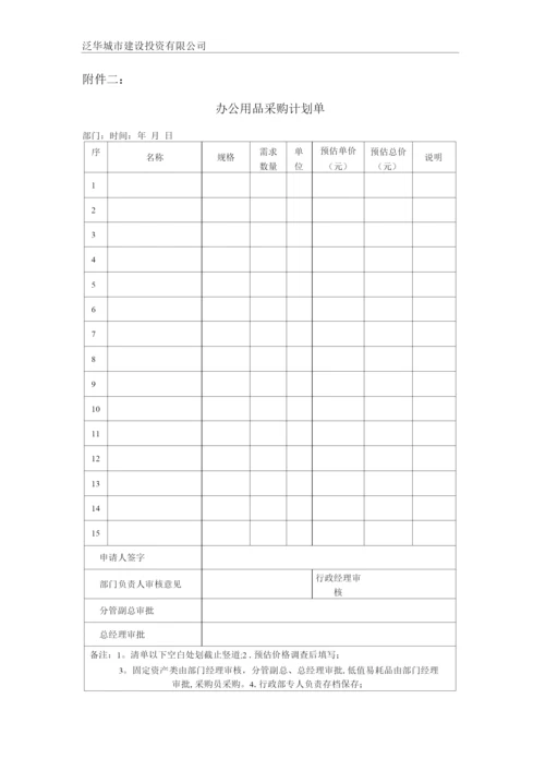 房地产公司办公用品管理制度.docx