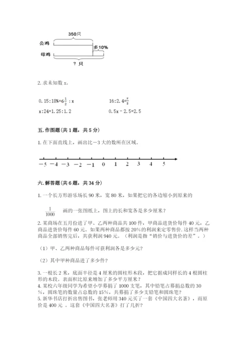 武威地区小升初数学测试卷及完整答案1套.docx