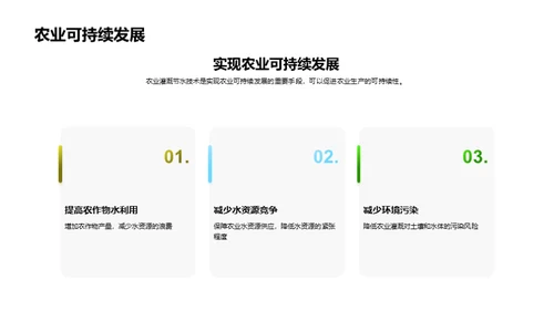 农业水利新篇章