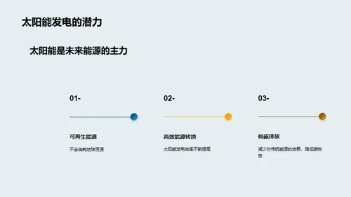 太阳能：未来能源解决方案