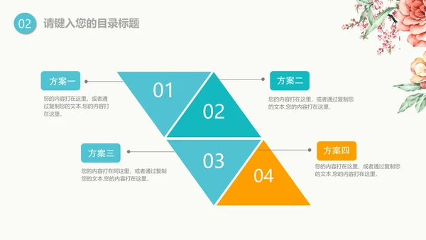 梦想的诗和远方小河文学答辩通用PPT模版