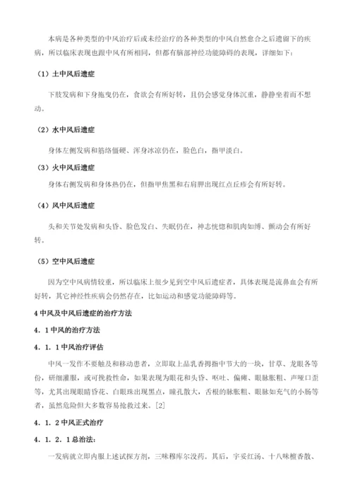 以藏医学浅谈中风及中风后遗症-.docx