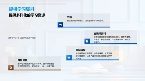 家长如何助力孩子学习PPT模板