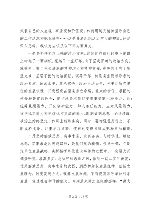 新时代下的延安精神学习心得 (6).docx