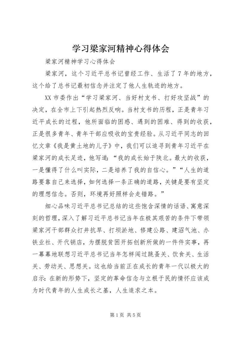 学习梁家河精神心得体会 (2).docx