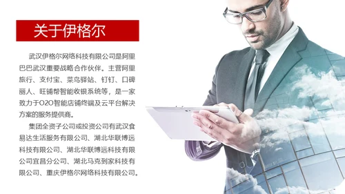 集团公司介绍免费通用PPT模板
