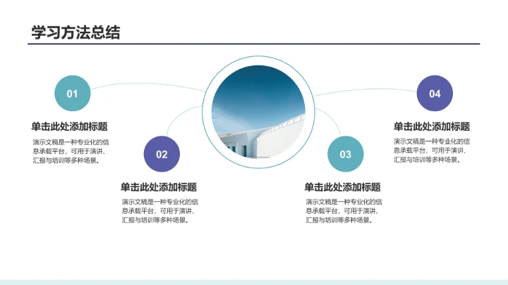 大学生期末总结班会PPT模板