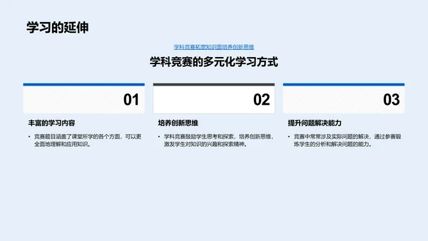 学科竞赛解读PPT模板